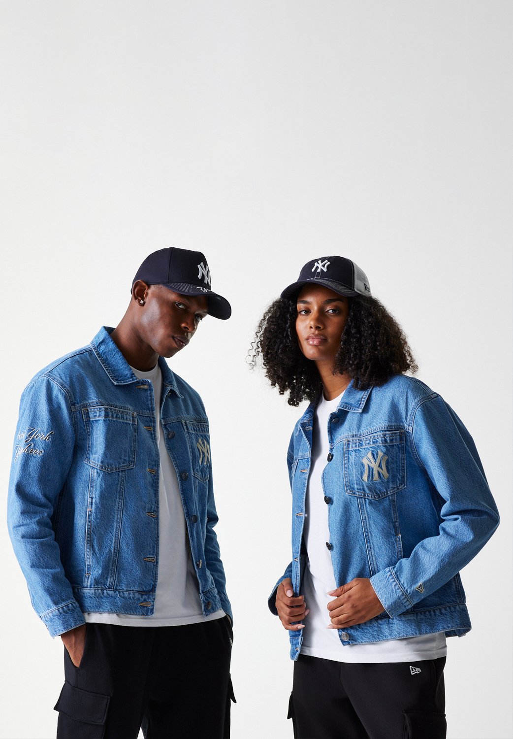 New Era UNISEX - Casaco de ganga - blue denim/ganga azul - Zalando.pt