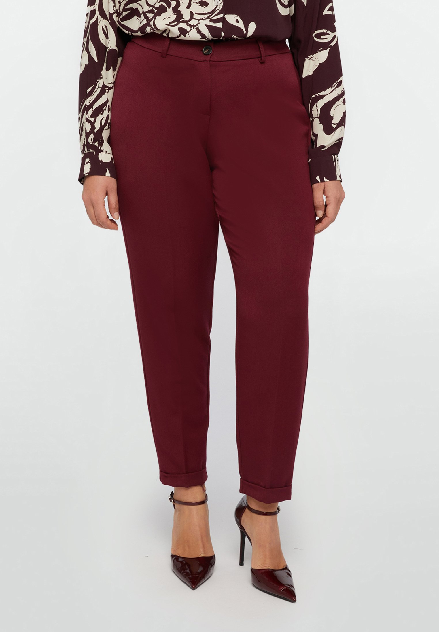 Fiorella Rubino DRITTI Pantaloni bordeaux