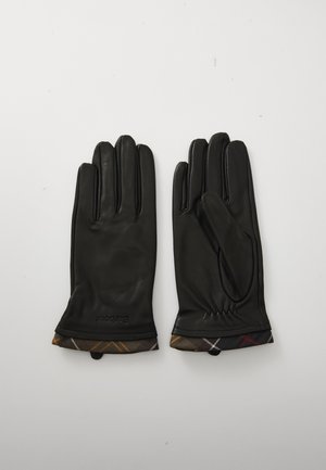 TARTAN TRIMMED GLOVES - Gloves - black/classic