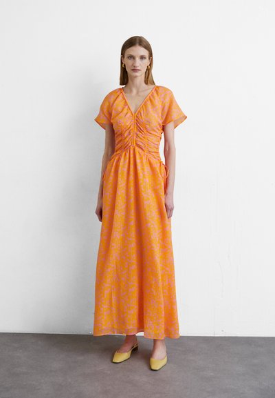 Rodebjer Robe longue - orange haze