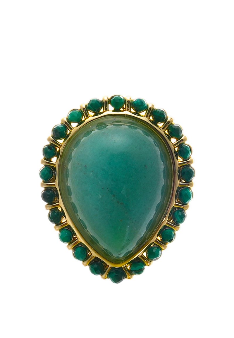 RARE !! BAGUE EN JADE DE THAILANDE : 53,62 CARATS ; 25 mm