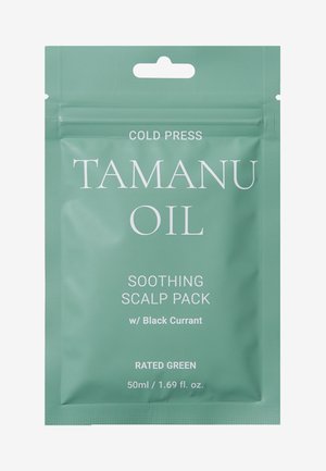 RATED GREEN COLD PRESS TAMARU OIL SOOTHING SCALP PACK W/ BLACK 2 PACK - Set pour les cheveux - -