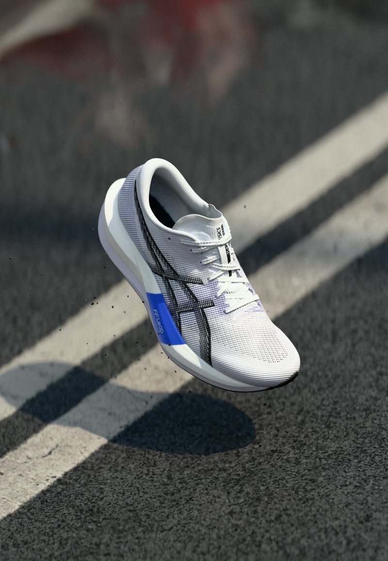 Magic 2 Strada ASICS MAGIC SPEED 5 UNISEX - Scarpe da corsa su strada - white/black ...