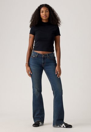 Levi's® SUPERLOW BOOT - Bootcut jeans - dark-blue denim
