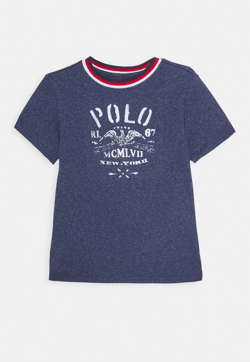 Polo Ralph Lauren Triko s potiskem - observer blue heather