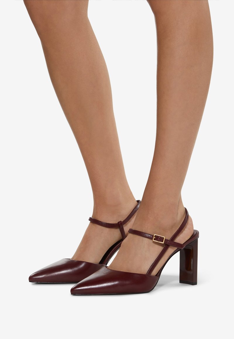 ALDO PILLOW WALK SLING BACK DARABRIVER - Klasické lodičky - bordo