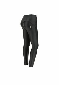 Freddy PUSH UP WR.UP® VITA ALTA BOTTONI - Leggings - black