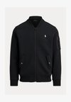 DOUBLE-KNIT FLIGHT JACKET - Bomberjacke - black