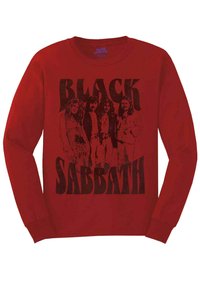 Paradiso Clothing SABBATH BAND SHOT LONG SLEEVE - Long sleeved top - red