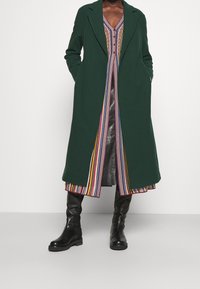 STUDIO ID Klasický kabát - dark green