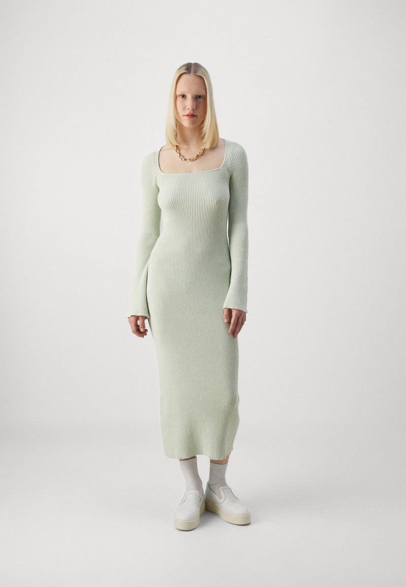 Gina Tricot MIDI DRESS - Shift dress - green - Zalando.ie