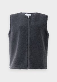 AUTUMNS VEST  - Waistcoat - charcoal art