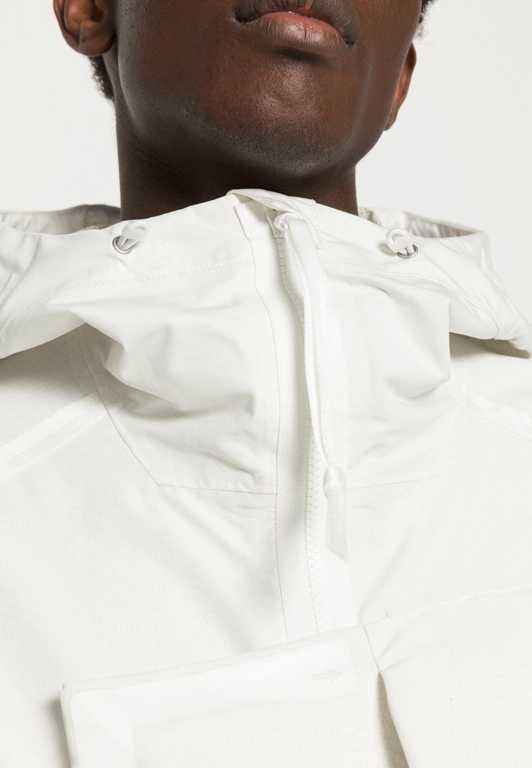 adidas Performance XPLORIC - Parka - white/crema - Zalando.es