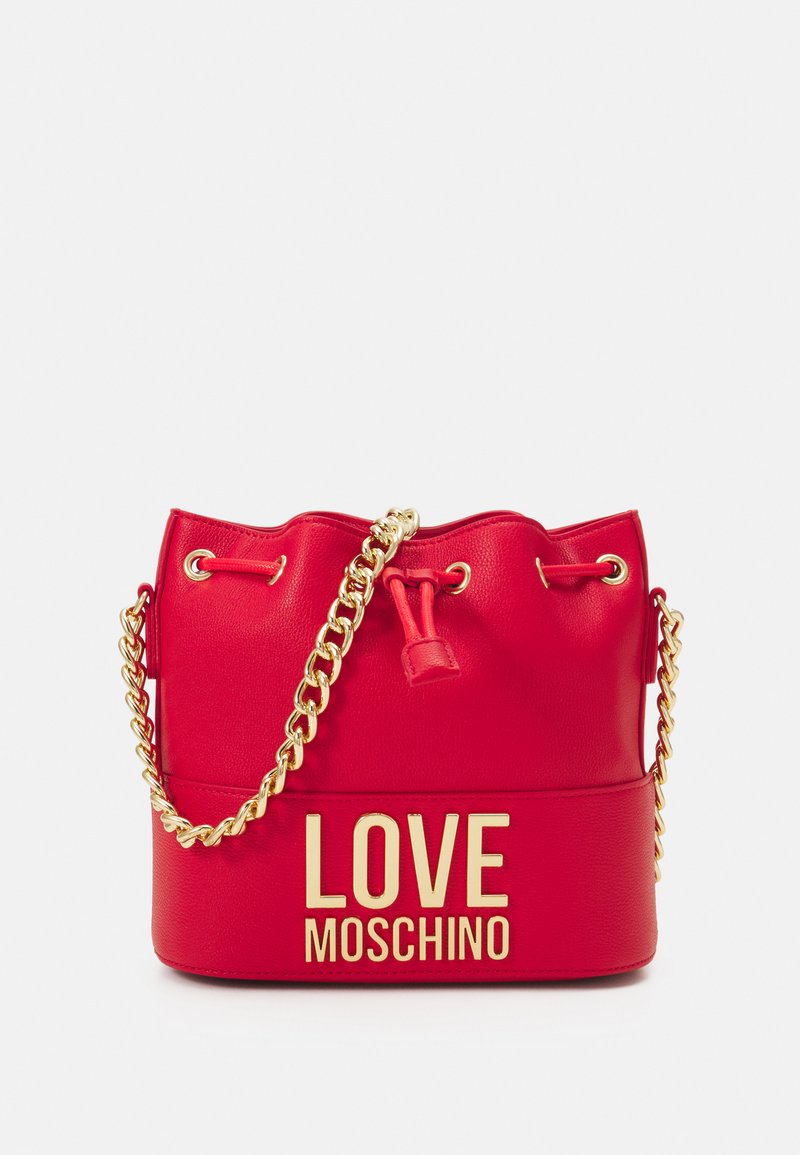 Love Moschino LOVE LETTERING BUCKET BAG Kosmetiktasche rosso/rot Zalando.at