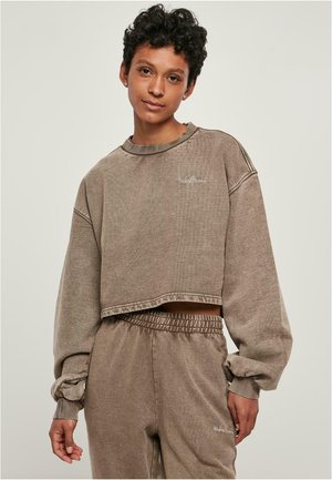 CROPPED SMALL  - Gornji dio trenirke - brown