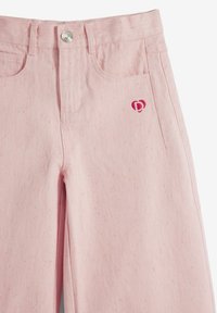 Desigual WIDE MELANGE - Relaxed fit -farkut - pink