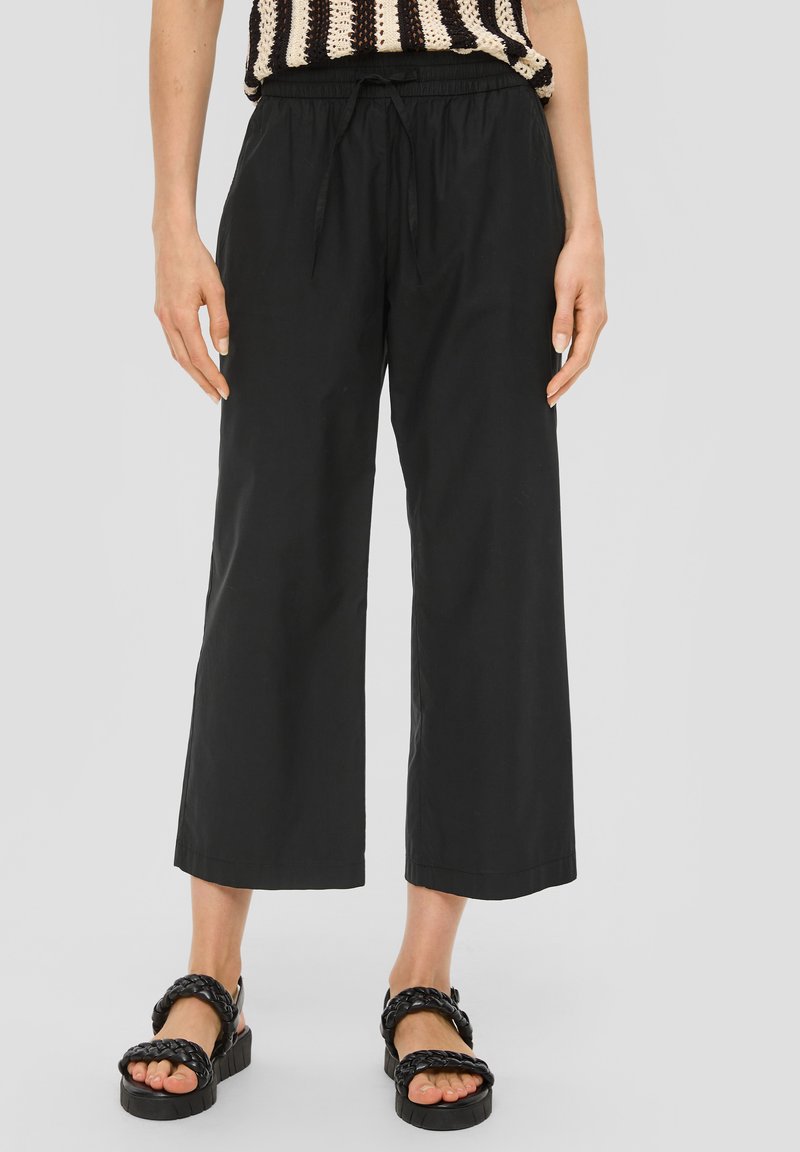 s.Oliver Pantalon classique - schwarz