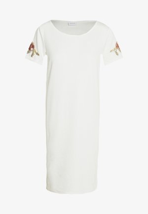 VILA, Robe en jersey - white