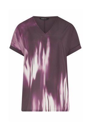 Evans, PLUS SIZE SHORT SLEEVE TOPS - Camiseta estampada - purple