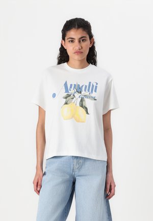 GAP GRAPHICS EDITOR TEE LEMONS - Print T-shirt - new off white