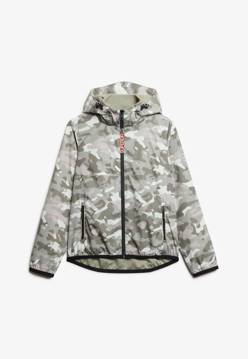 Superdry Co HOODED LOGO Summer jacket green camo/khaki Zalando