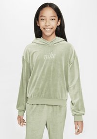 Nike Sportswear NSW PO COZY - Pulover s kapuco - oil green
