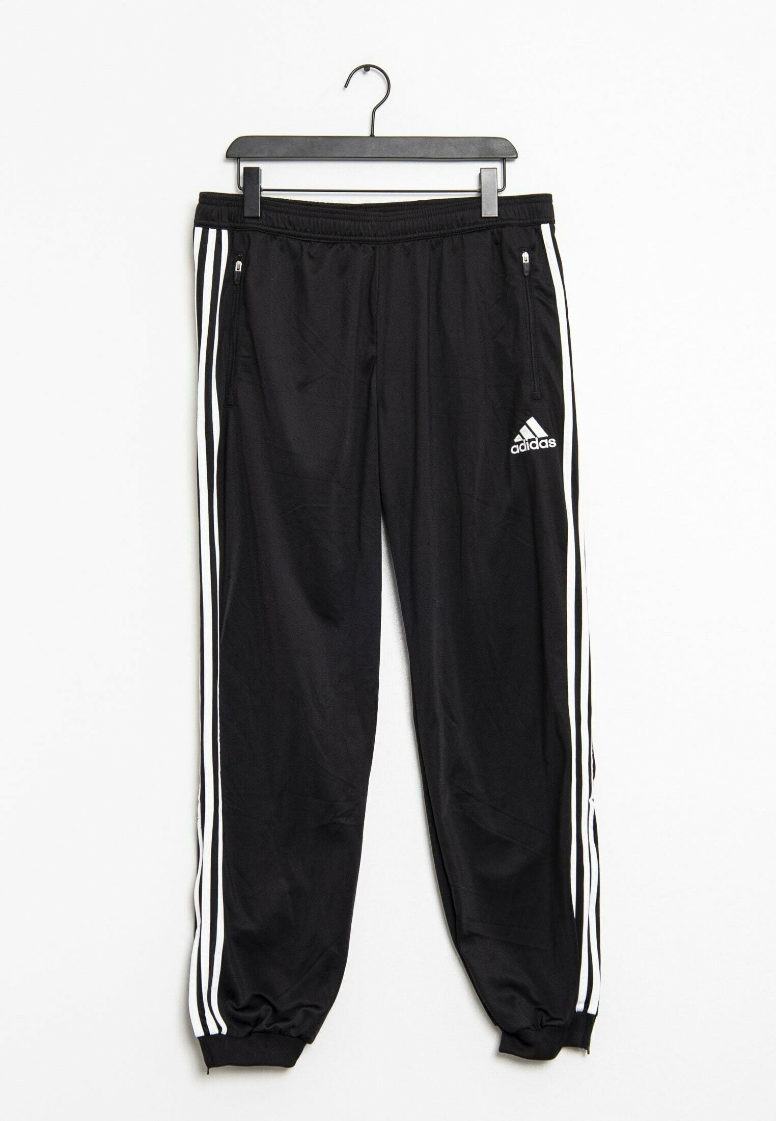 black adidas originals tracksuit bottoms mens