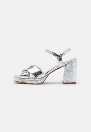 High Heel Sandalette - silver-coloured