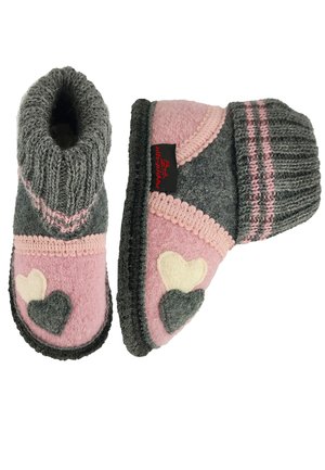 WARMFUTTER LITTLE HEARTS - Slipper - rosa