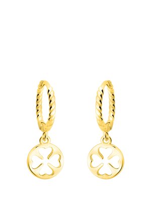 CLOVERLEAF CIRCLE - Øreringe - gold-coloured