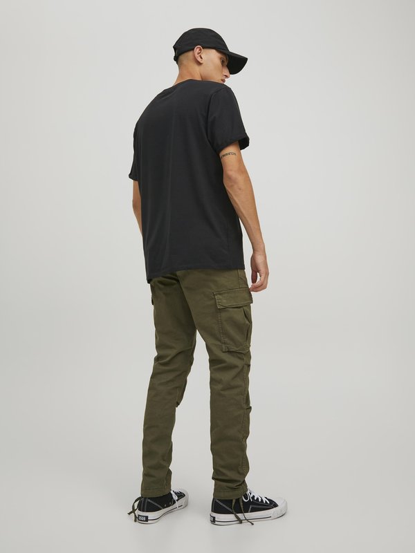 JPSTACE JJTUCKER AMA - Cargo trousers - olive night2