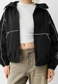 Bershka Giacca da mezza stagione - black