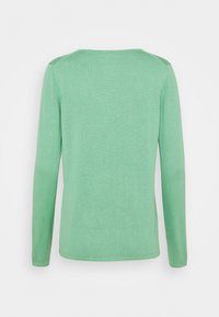TOM TAILOR BASIC V-NECK - Vesta - soft leaf green