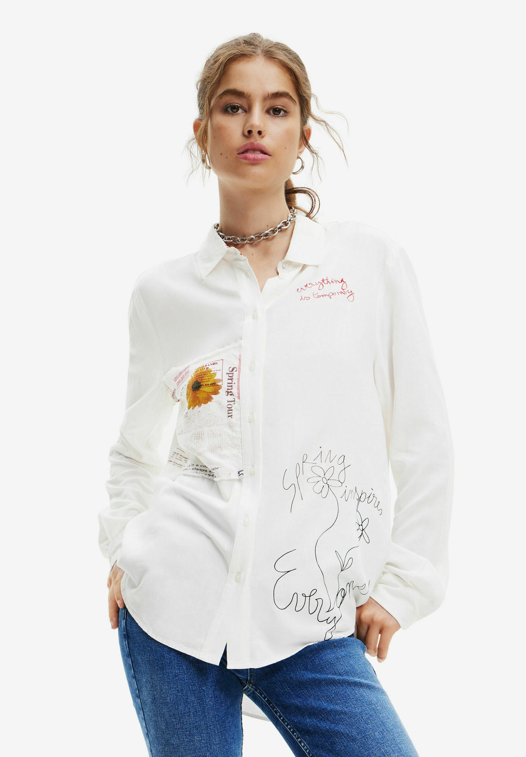 Chemise Longue Desigual Colorée Pour Ado Taille 13/14 Ans Neuve Avec étiquette