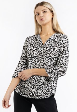 usha, Blouse - schwarz mehrfarbig