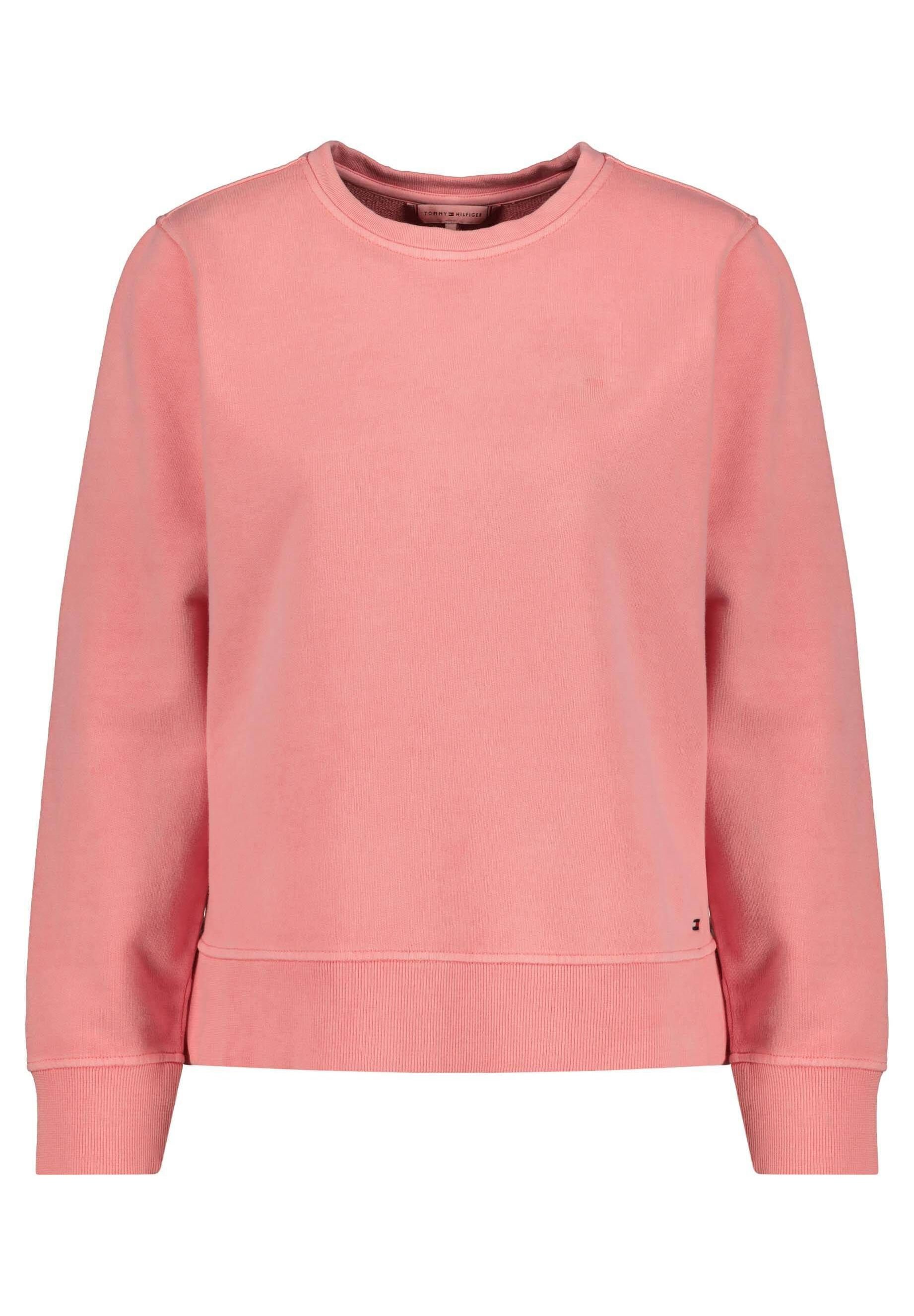 Tommy Hilfiger Tommy Hilfiger Damen Sweatshirt Valera Slim Fit Sweatshirt Pink 71 Pink Zalando Co Uk