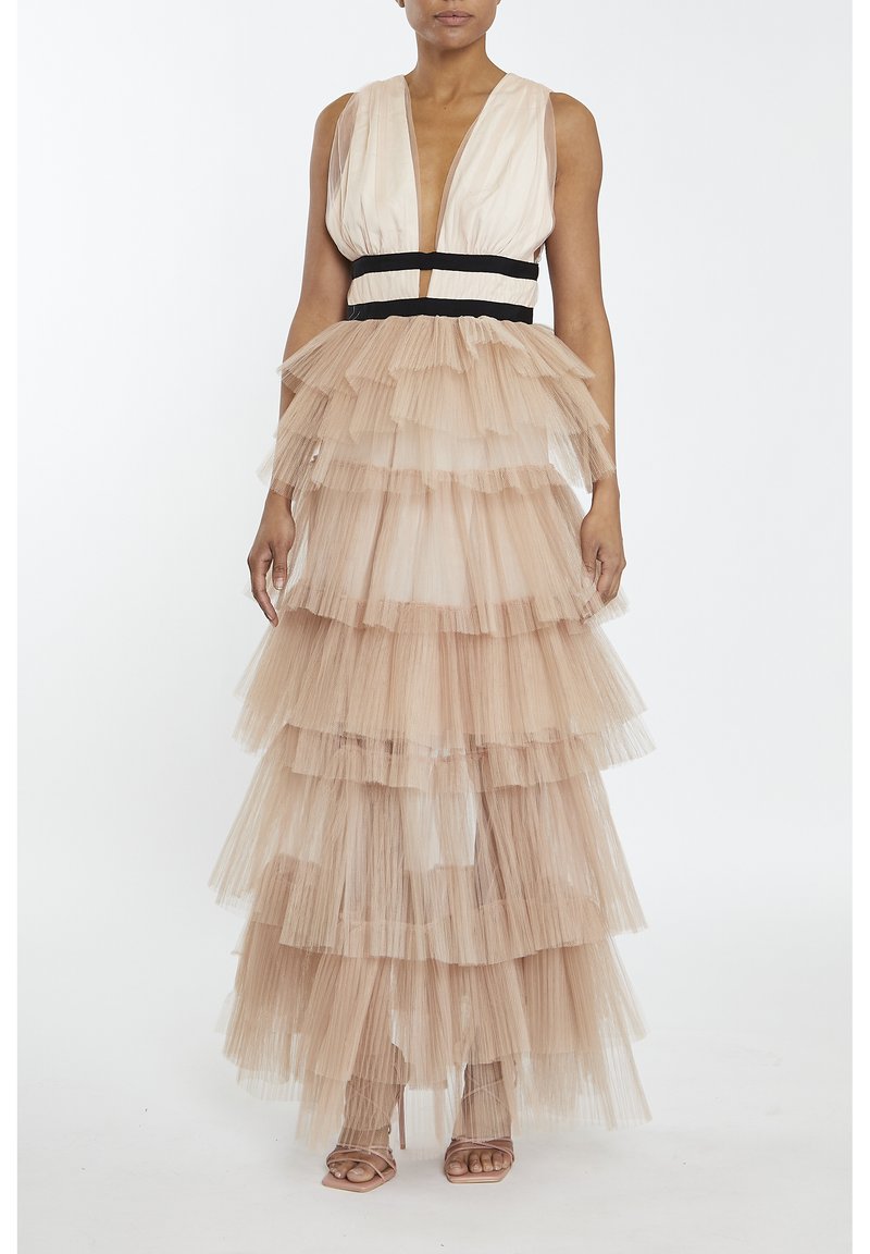 True Decadence Maxi-jurk - soft nude