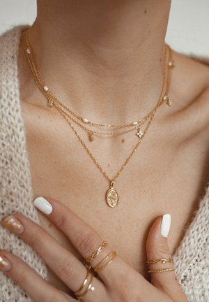 NATURE LOVER SET - Necklace - gold-coloured
