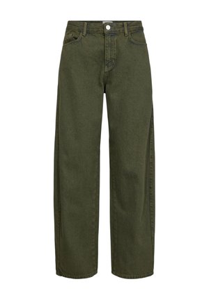 Nümph, NUAMSTERDAM HR BARREL JEANS - Wide Leg - forest night