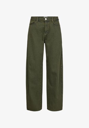 Nümph, NUAMSTERDAM HR BARREL JEANS - Wide Leg - forest night