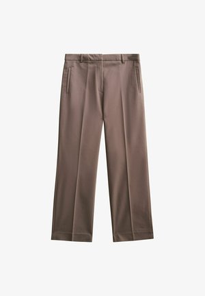 STOCKH LM, DESI STRAIGHT CROPPED TRS - Bukser - dk taupe