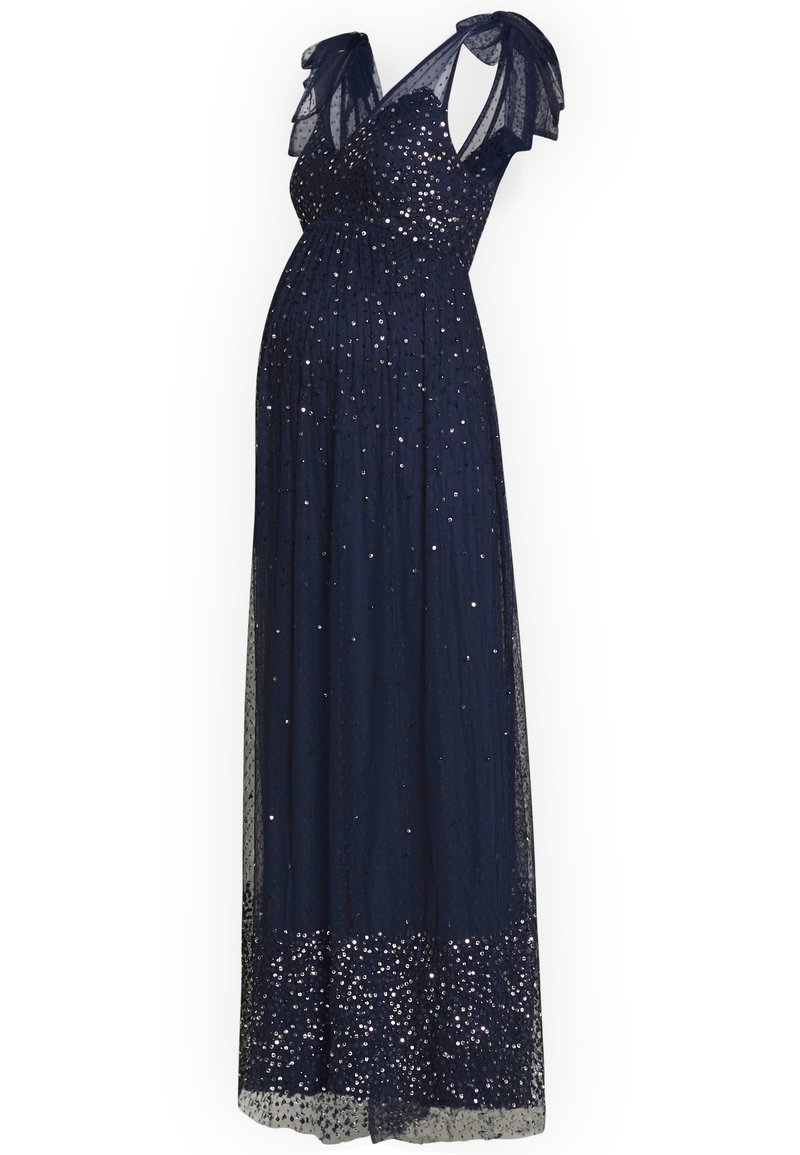 Maya Deluxe Maternity Galajurk donkerblauw