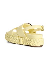 CAFèNOIR Platform sandals - yellow