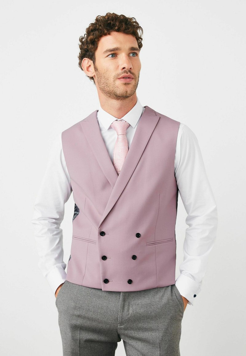 Next MORNING Suit waistcoat pink Zalando
