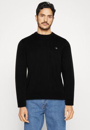 GANT CLASSIC C NECK - Maglione - black
