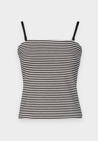 COMPACT TUBE  - Débardeur - white black stripe