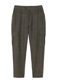 Cargo trousers - khaki melange