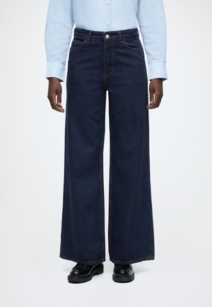ANJO, DENIM TROUSERS, HIGH WAIST, EXTRA WIDE - Wide leg - dark blue_multi_21