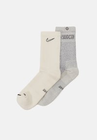 Nike Performance - EVERYDAY CUSH CREW UNISEX 2 PACK - Sporta zeķes - white/black/deep royal blue/black Miniatūras attēls 1