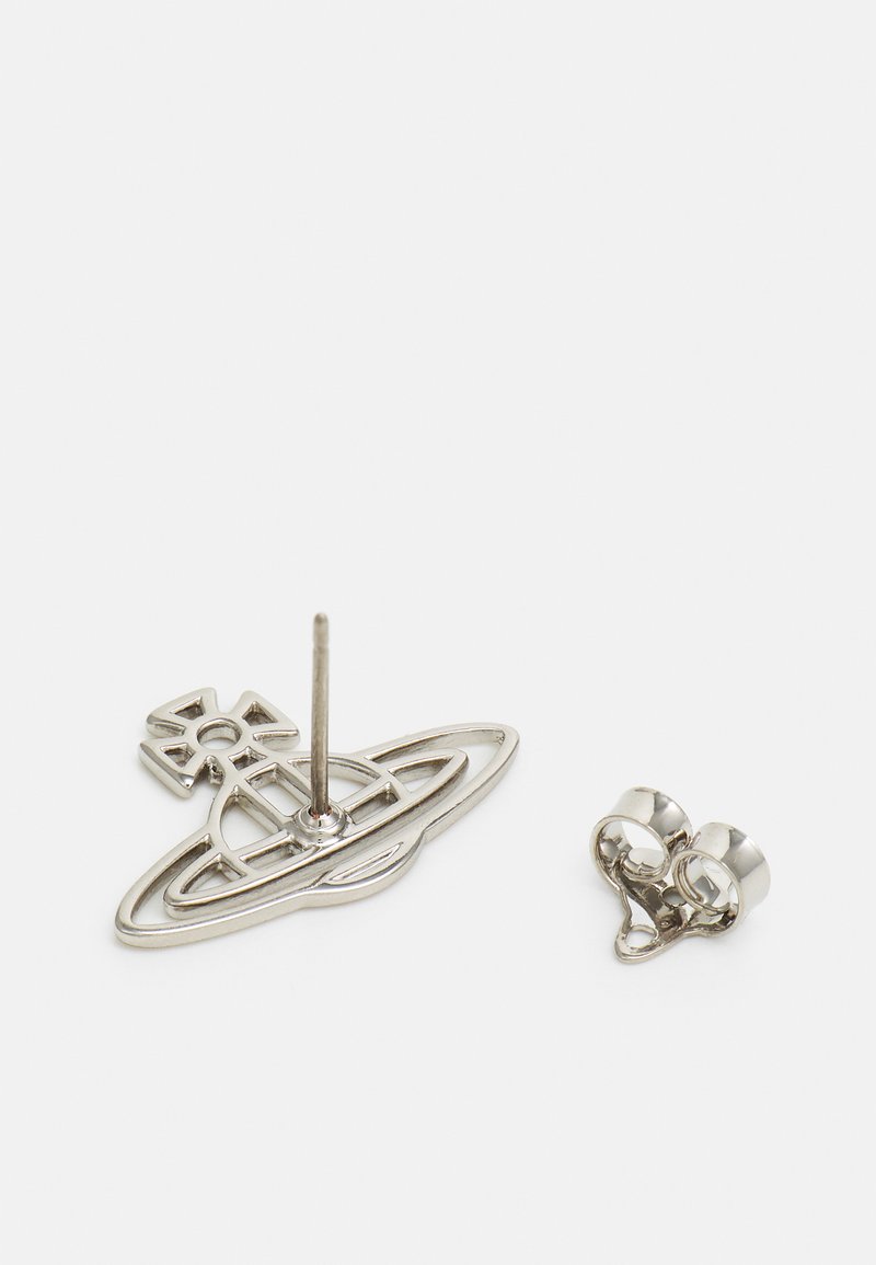 Vivienne Westwood Thin Lines Flat Orb Stud Earrings Ohrringe Silver Coloured Silberfarben Zalando De